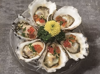 生蠔刺身配三文魚籽醬 6pcs