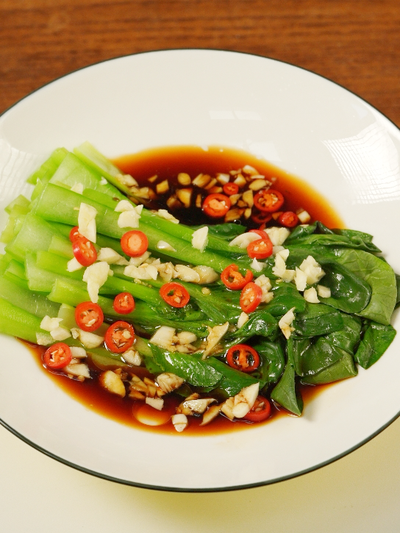 白灼油菜