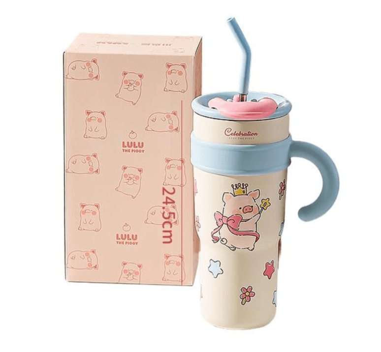 川島屋 LuLu豬冰霸杯公主款1200ml*1個