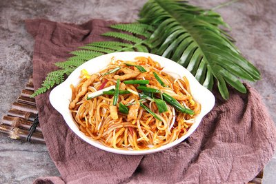XO醬肉絲炒河