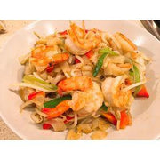 沙嗲蝦炒麵(河粉)