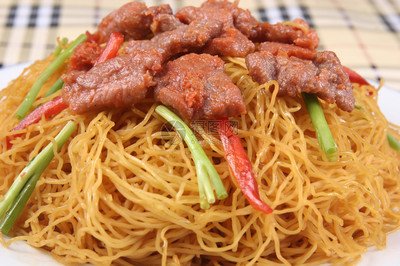 豉汁排骨炒麵(河粉)