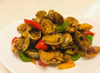 豉椒炒蜆