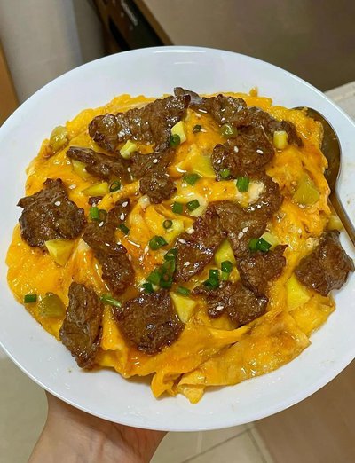 滑蛋牛肉飯