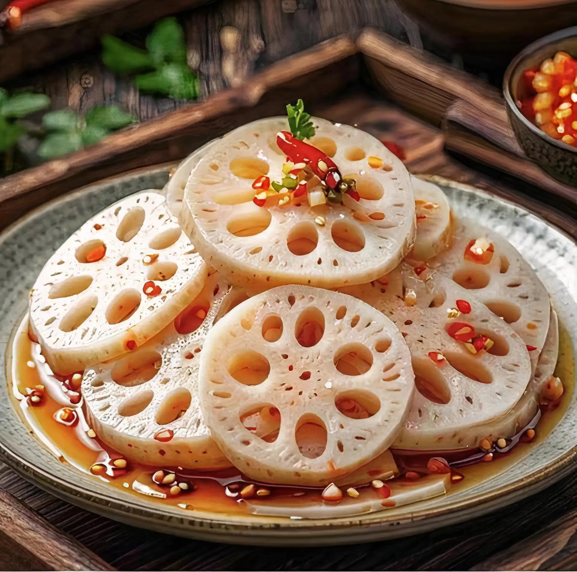 炝拌莲藕