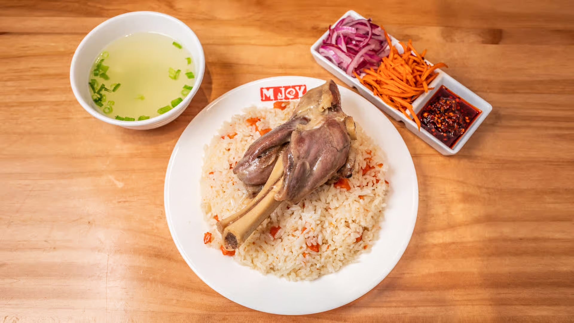 新西兰草原羊腿饭(一人份)