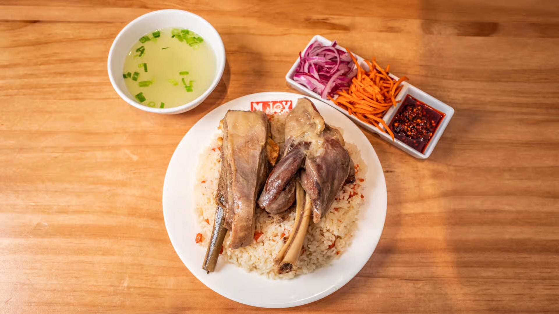 新西兰腿排饭(一人份)