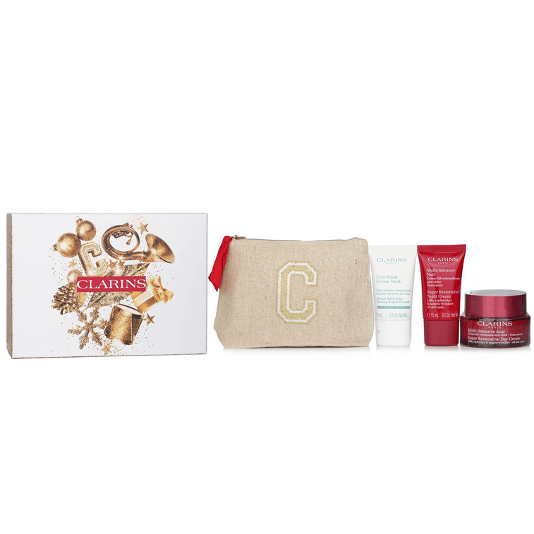 CLARINS嬌韻詩 多功能活膚套裝3件+1袋