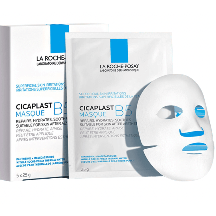 LA ROCHE-POSAY理膚泉 B5多效保濕修護面膜 補水舒緩 5片