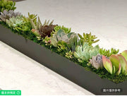 矩形金屬花盆