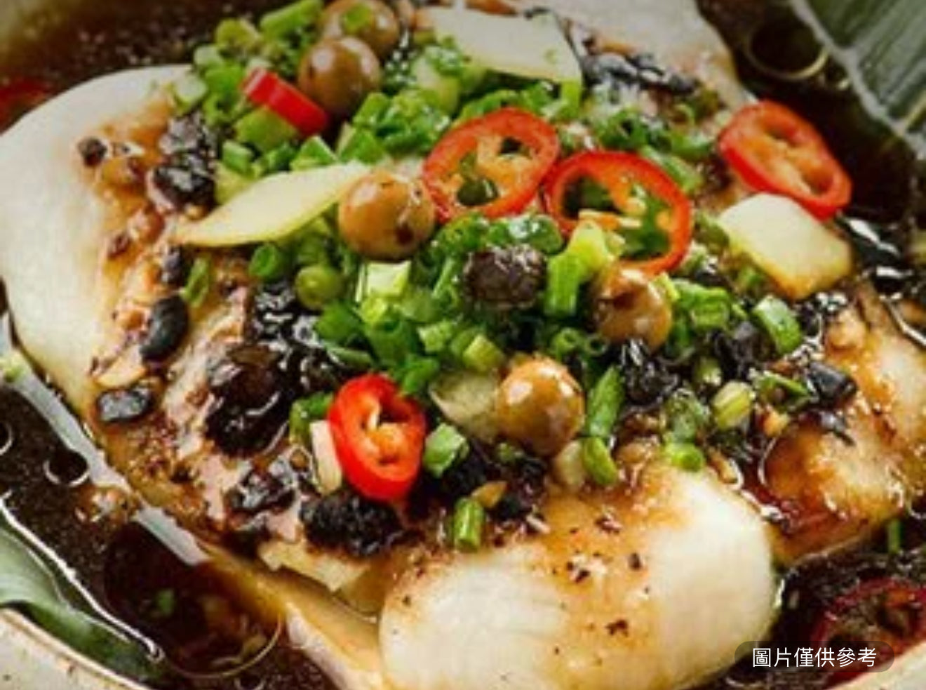 豉汁斑球煲仔飯(辣)