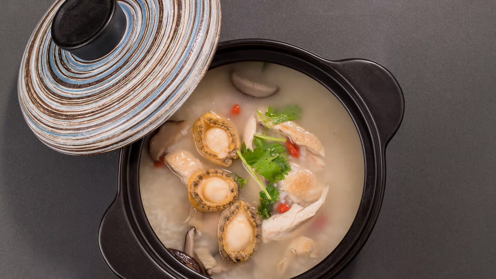 生滚童子鸡鲍鱼汤饭