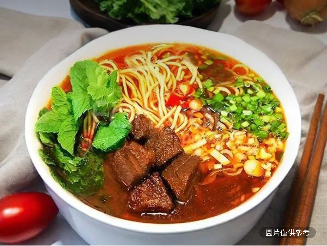 燜肉米線(辣)