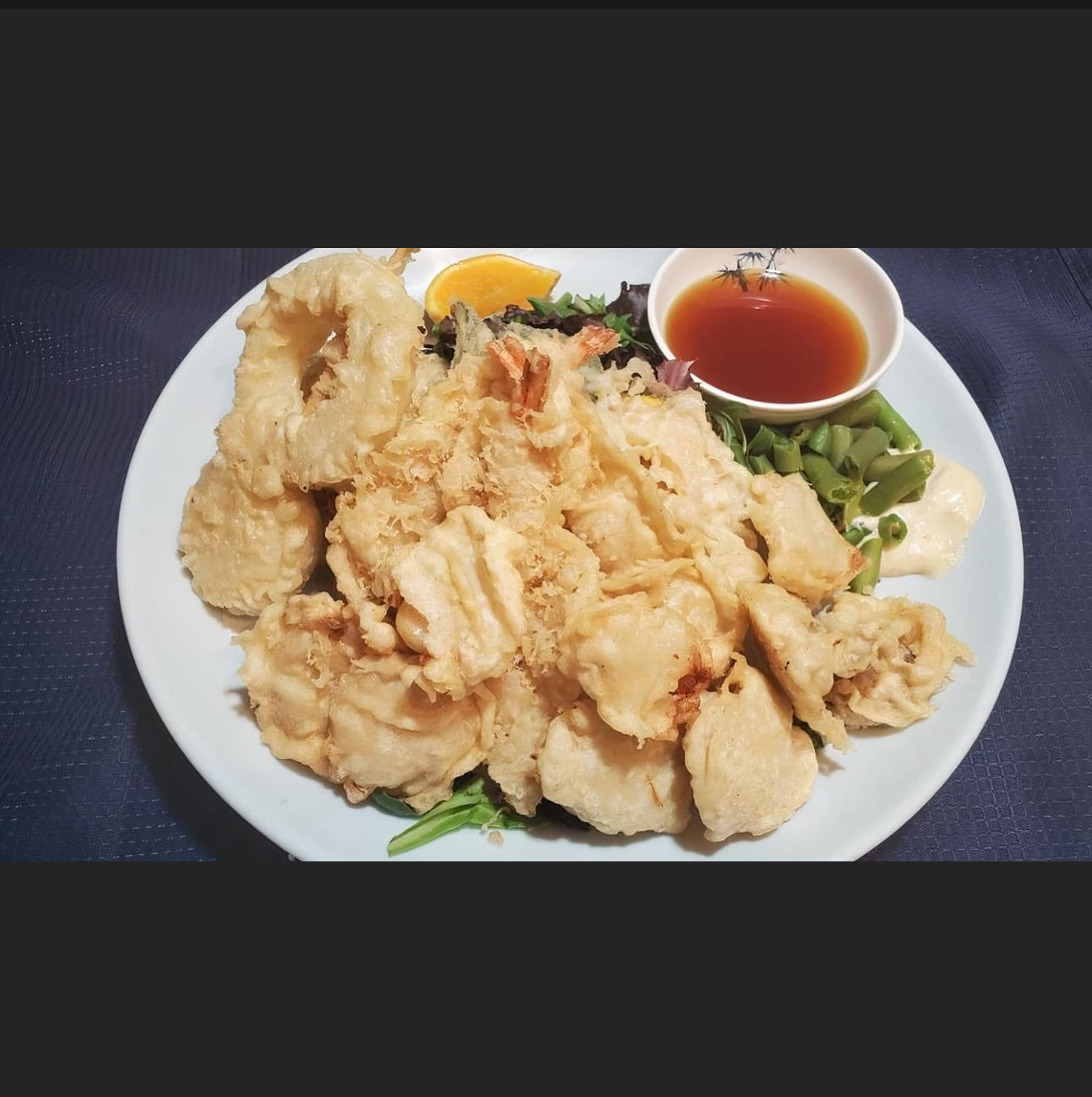 扇貝天婦羅(套餐)