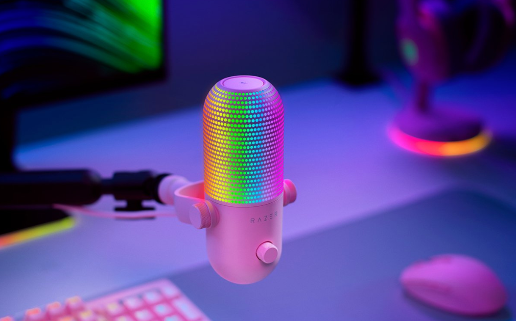 Razer Seiren V3 Chroma 麥克風 (黑/白/粉)