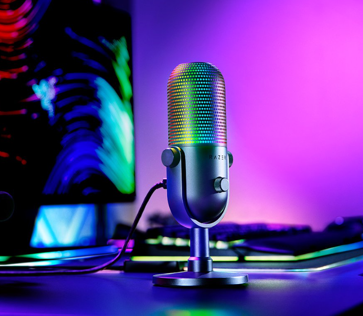 Razer Seiren V3 Chroma 麥克風 (黑/白/粉)