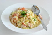 滑蛋蝦仁燴飯