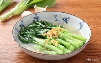 蒜蓉,上湯菜心