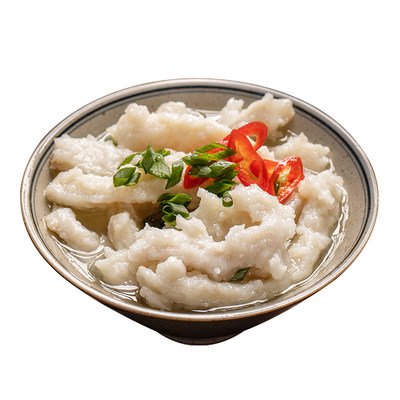 雙拼撈蝦子粗麵(雲吞,牛腩,豬手,魚滑,墨魚丸,魚丸)