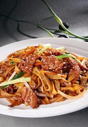 鐵板泰式鮮蝦辣牛腩炒河