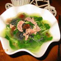 蒜蓉,上湯白菜苗