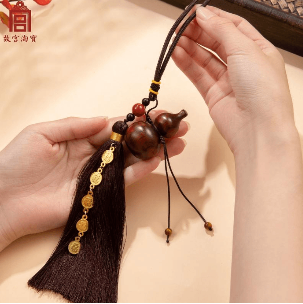 故宮淘寶五福葫蘆車載掛件平安車掛博物館文創*1件