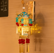 故宮文創 大吉宮燈冰箱貼紙 文創禮物 立體琉璃宮燈 帶燈發光 1個裝