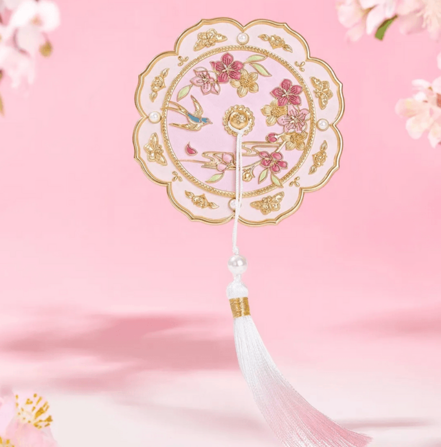 故宮文創 精緻隨身鏡子 文創禮物 送禮推薦 雀繞花枝/人面桃花