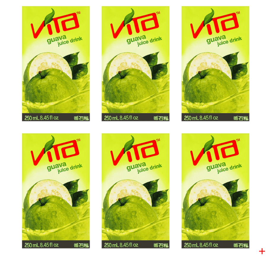 【超值裝】香港VITA維他 番石榴汁飲品 250ml*6