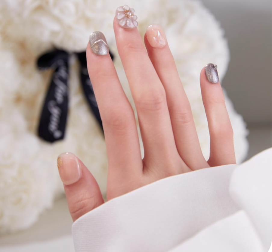 Pressii 手工穿戴甲 L 皇家雛菊套裝 55g/盒