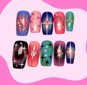 穿戴甲-噴繪女王