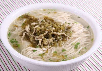 雪菜肉絲湯粉