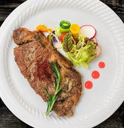 香煎免翁牛柳拌豬扒