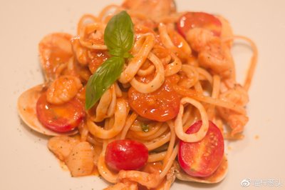 幹炒黑椒海鮮意粉