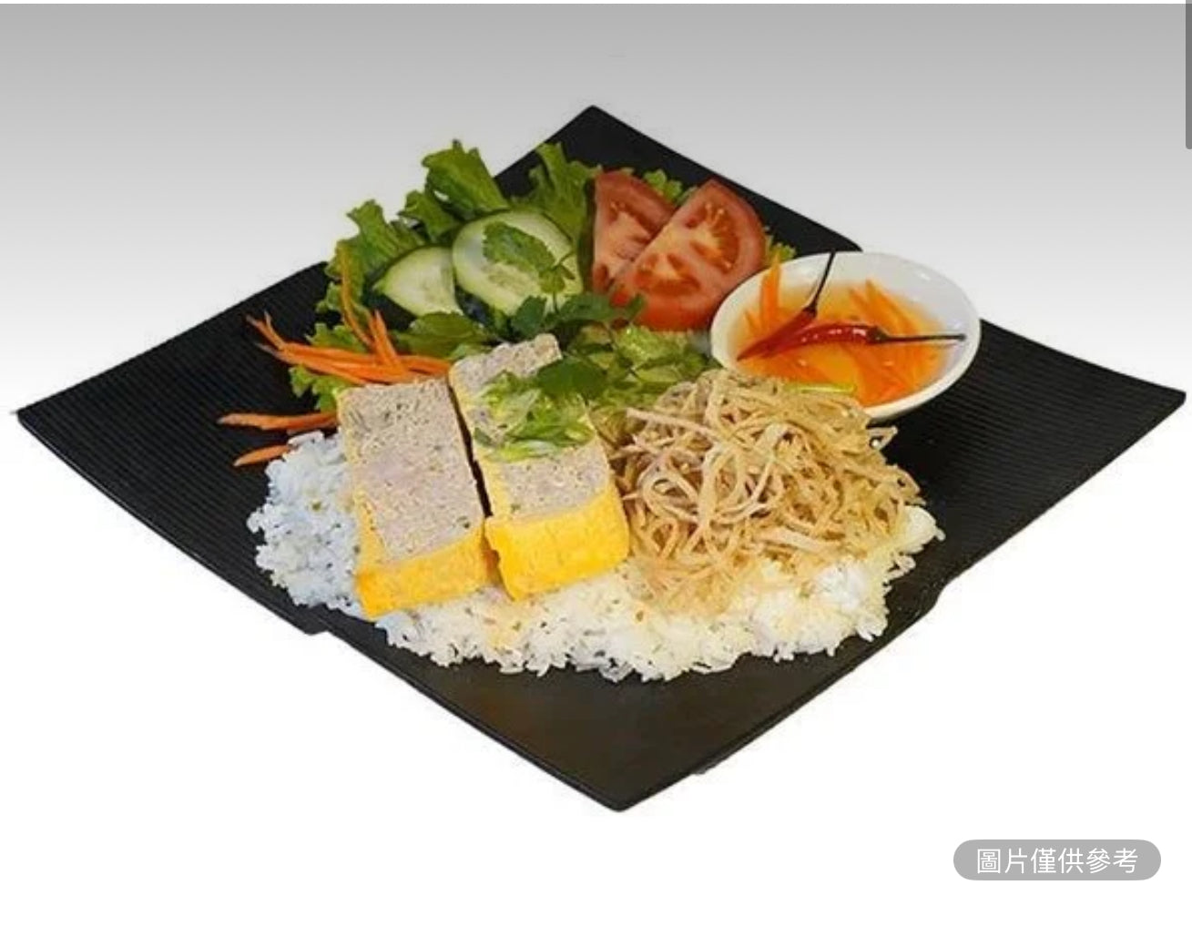 豬肉絲蛋餅飯