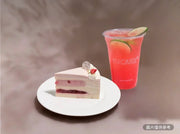 冰藍莓果芝士+西瓜茶