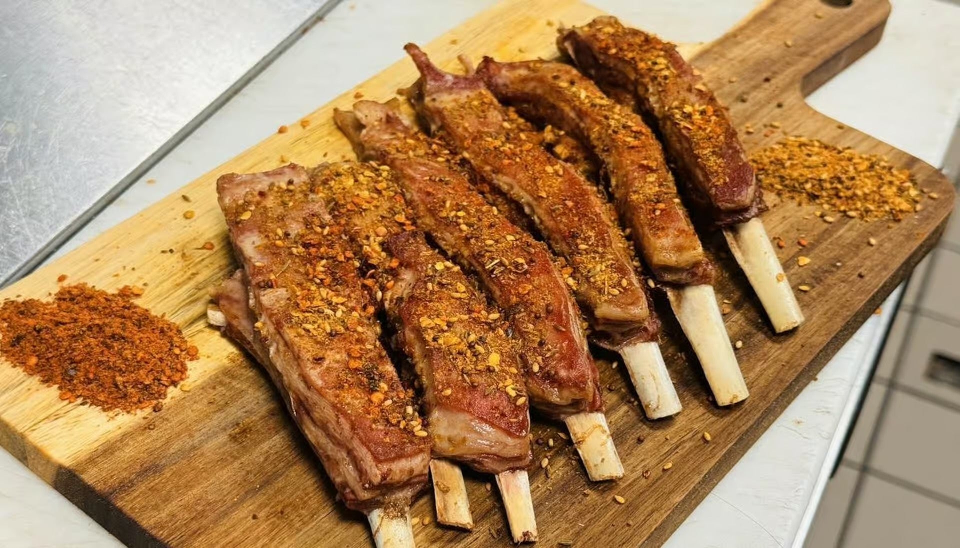 烤羊排