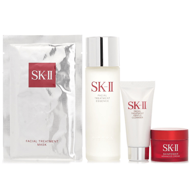 日本SK II 暢銷體驗裝神仙水潔面大紅瓶霜面膜 4pcs