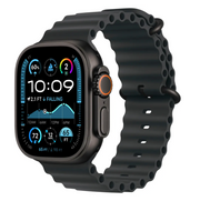 Apple Watch Ultra 2（GPS+蜂巢網路）49毫米鈦金屬錶殼搭配黑色海洋藍錶帶