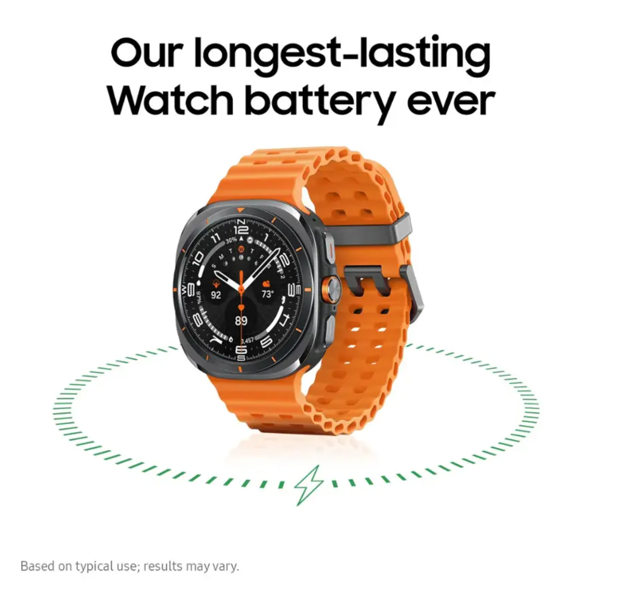 三星 - Galaxy Watch Ultra Titanium 智慧手錶 47 毫米 LTE - 包含 2 年免費數據和簡訊 - 鈦藍