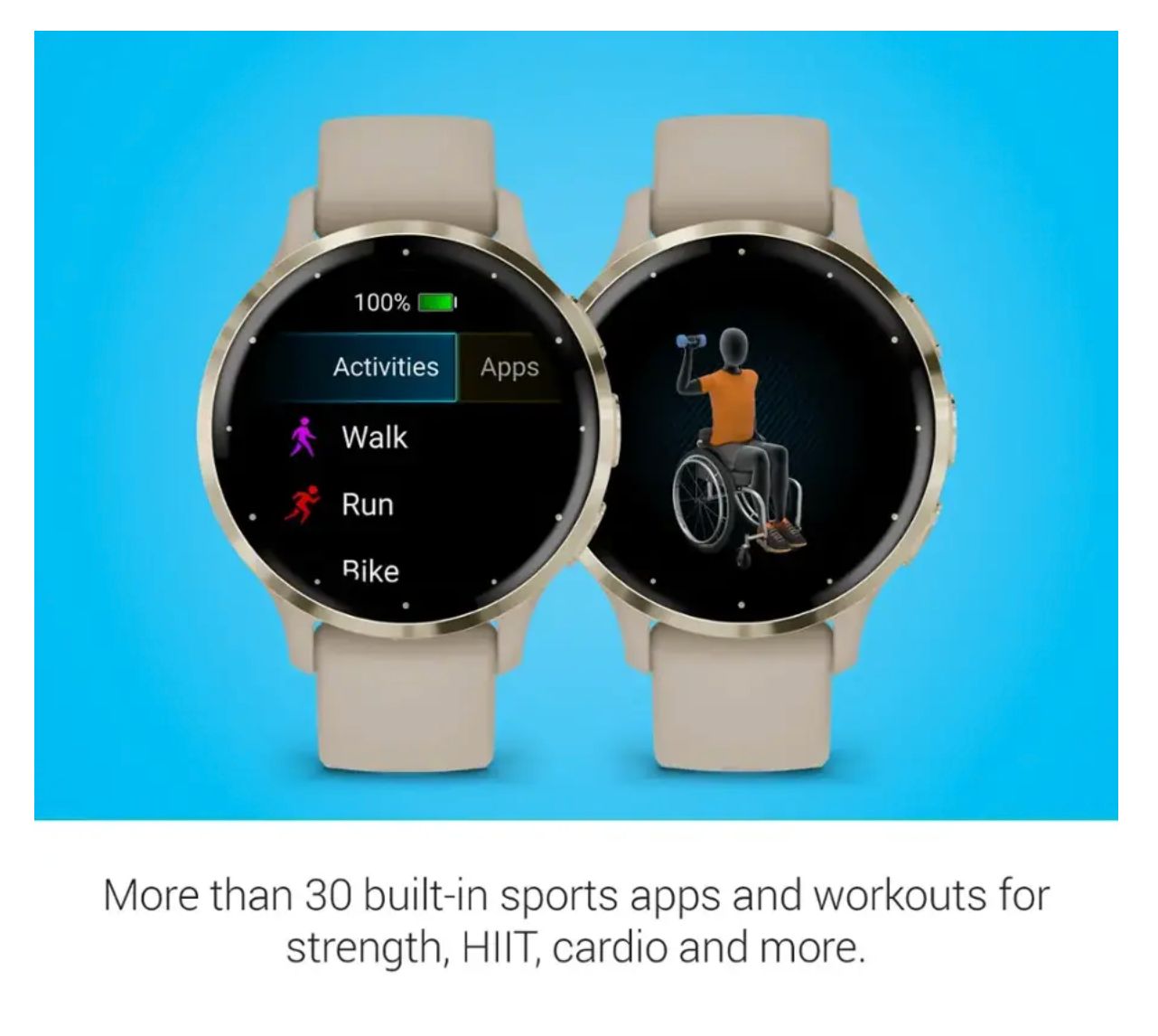 Garmin - Venu 3S GPS 智慧手錶 41 毫米 纖維增強聚合物 - 不銹鋼-灰色