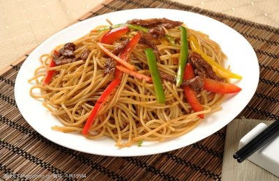 幹炒黑椒牛柳絲意粉