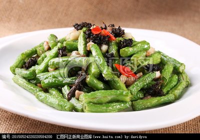 欖菜肉鬆四季豆